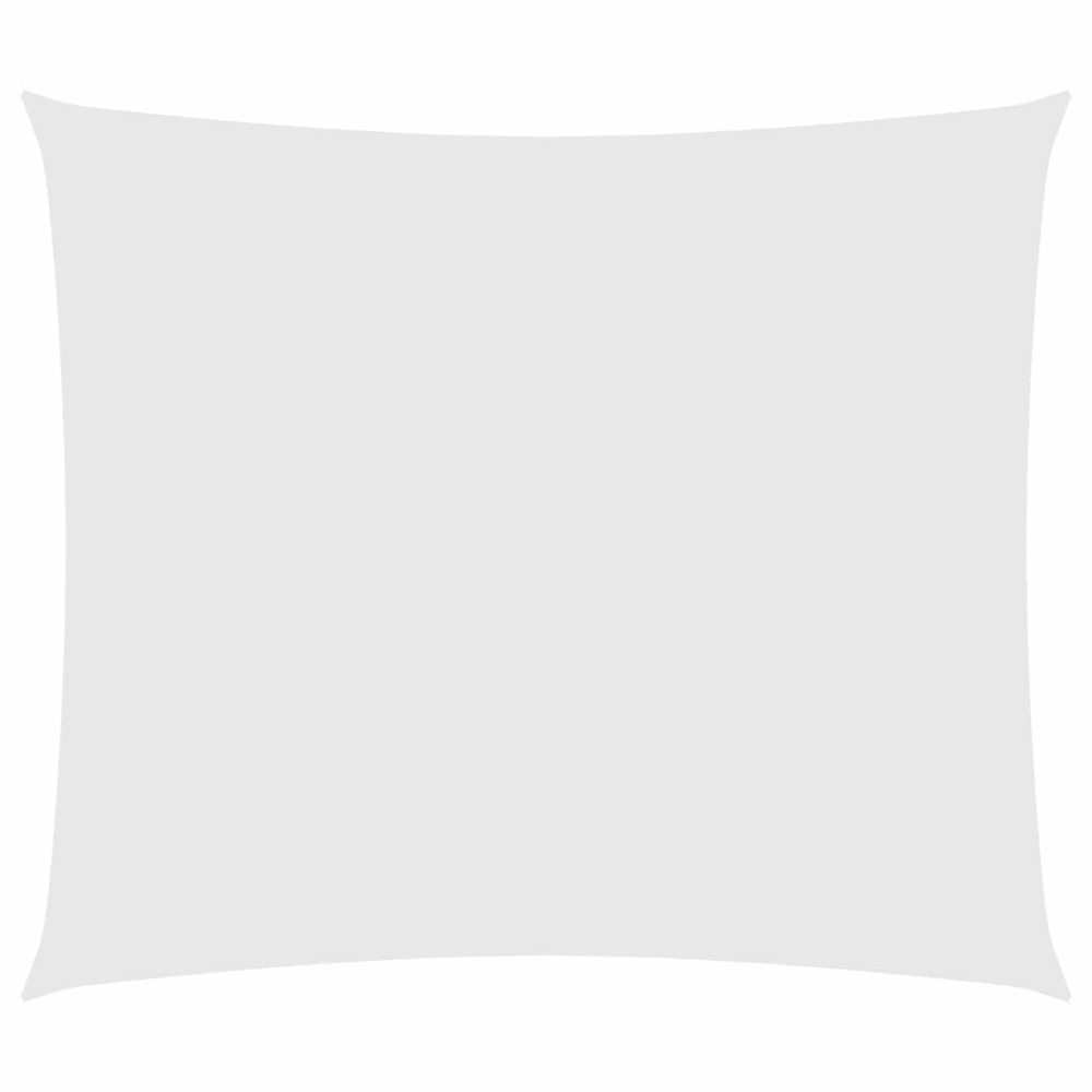 Voile de parasol tissu oxford rectangulaire 2,5x3 m blanc