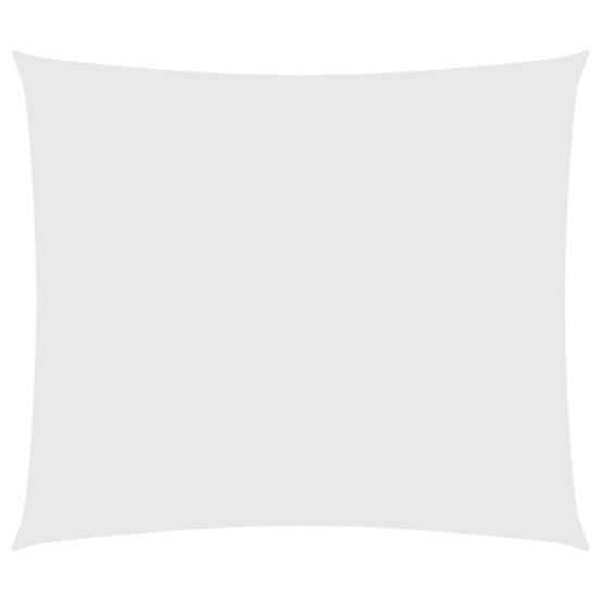 Voile de parasol tissu oxford rectangulaire 2,5x3 m blanc