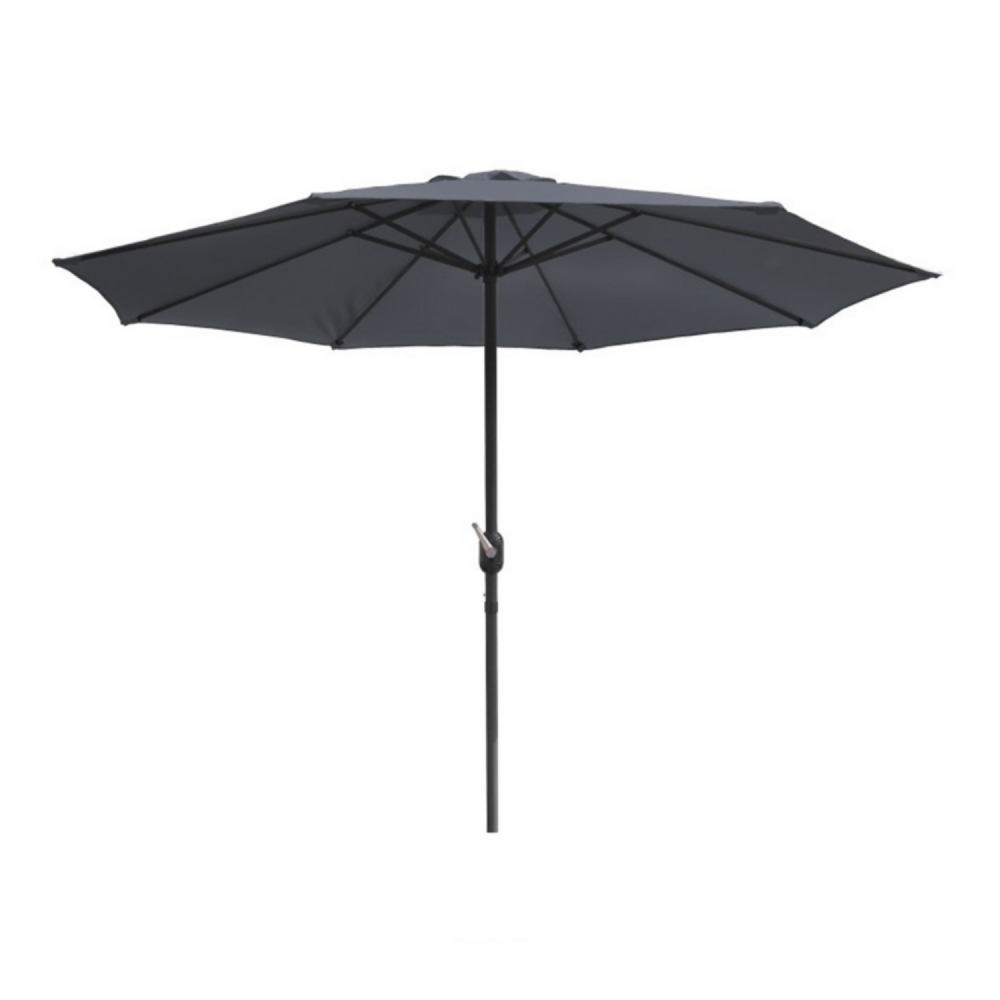 Parasol droit diamètre 2,7 m gris figari