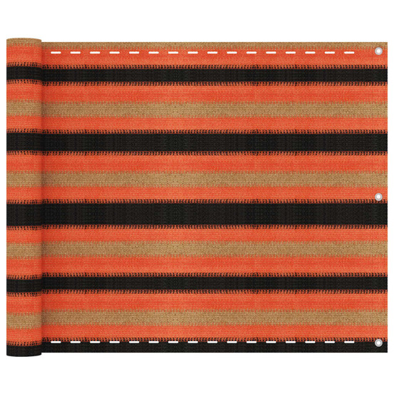 Écran de balcon multicolore 75x500 cm pehd