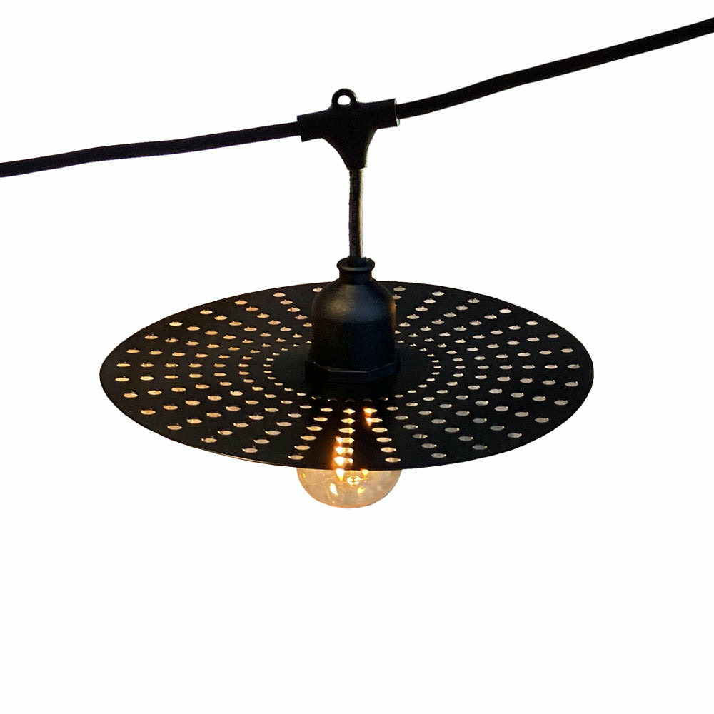 Guirlande lumineuse planet noir metal 6m 10xe27