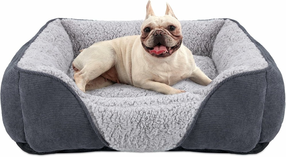 Panier pour chien de petite taille - lavable et moelleux - antidérapant 51 x 48 x 15 cm