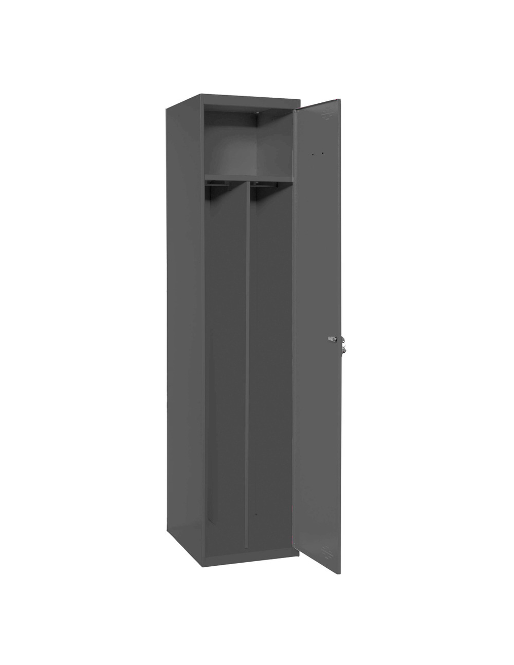 Casier-armoire simonlocker prof.dism.single-div 1/1 500 ini an/an antracite 1800x500x500 - simonrack