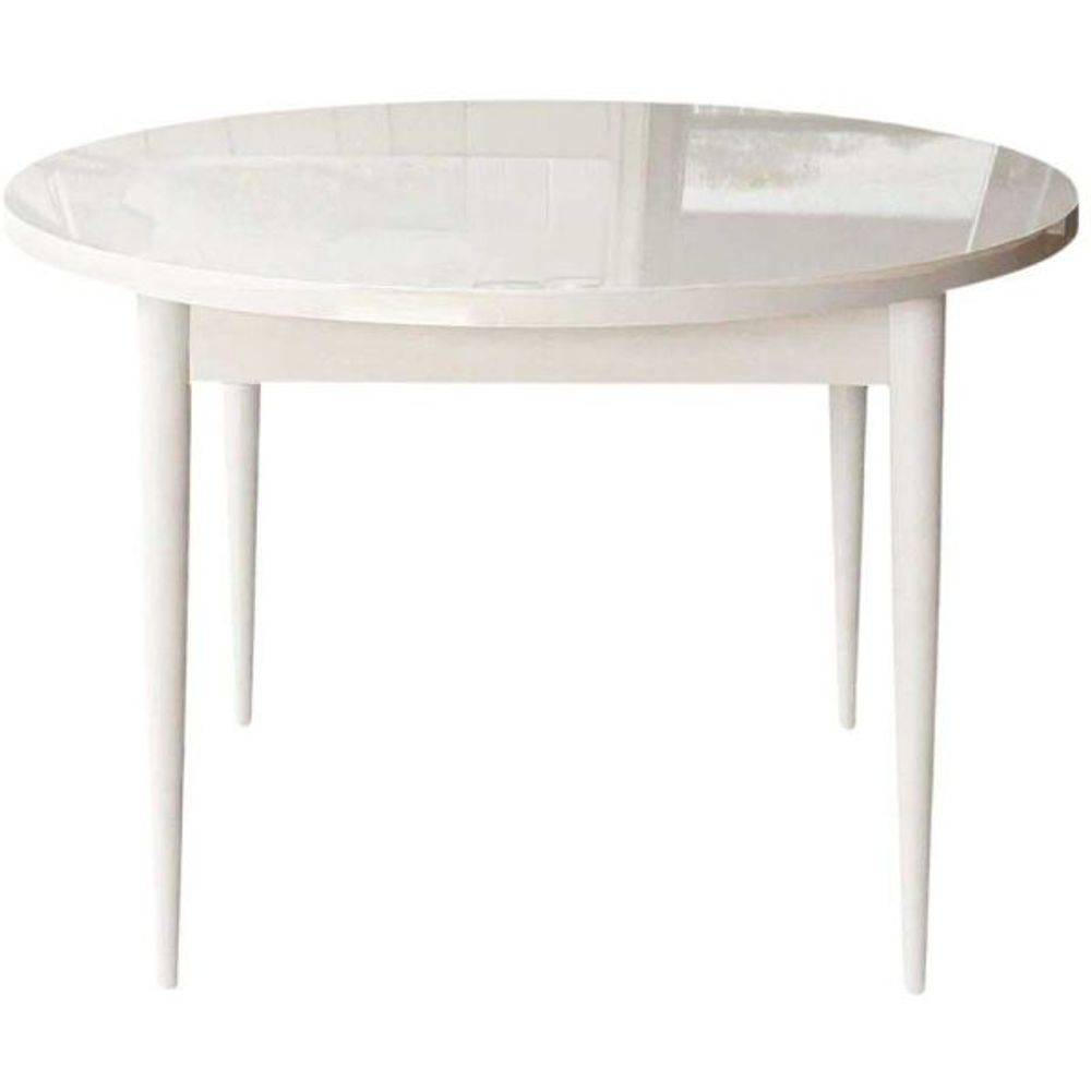 Table de repas ronde rox blanc