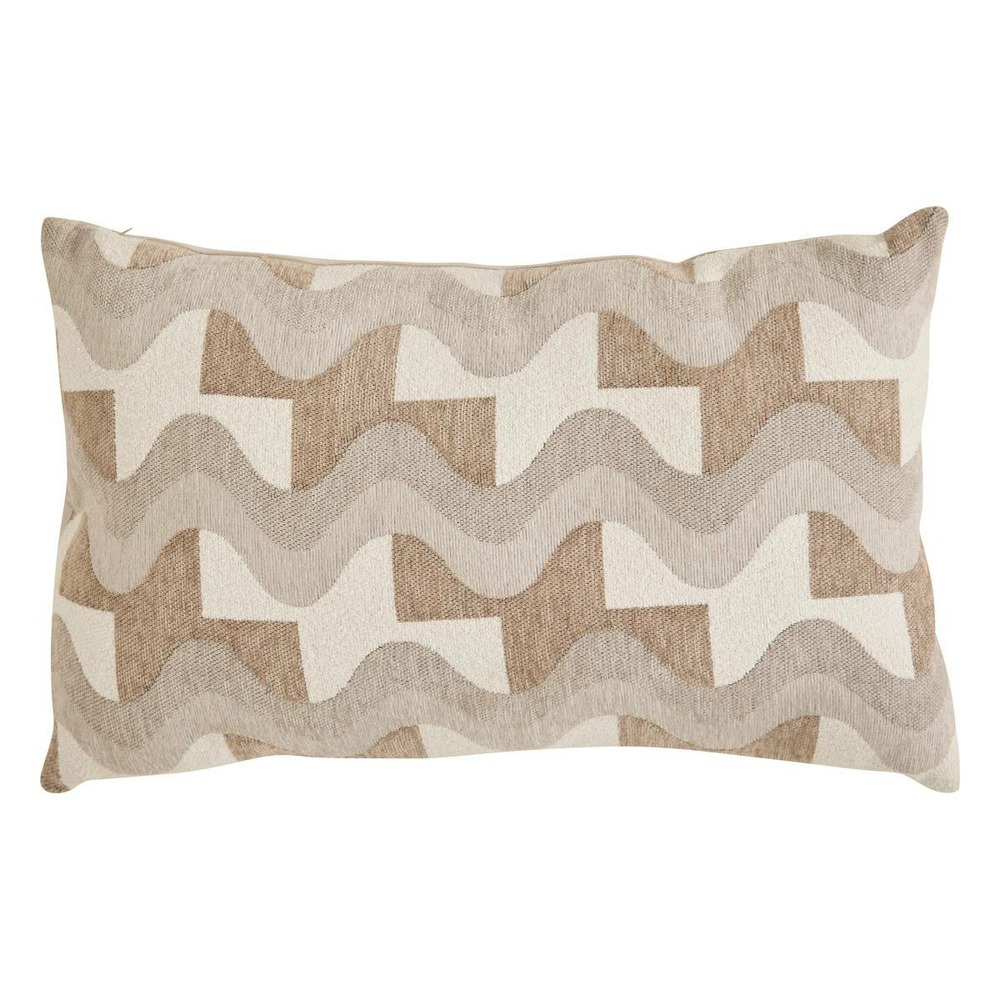 Coussin floe beige lin 58x38cm