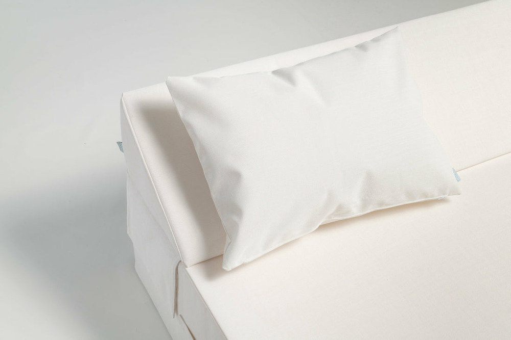 Coussin cozip 50x70cm | batyline eden waterproof blanc
