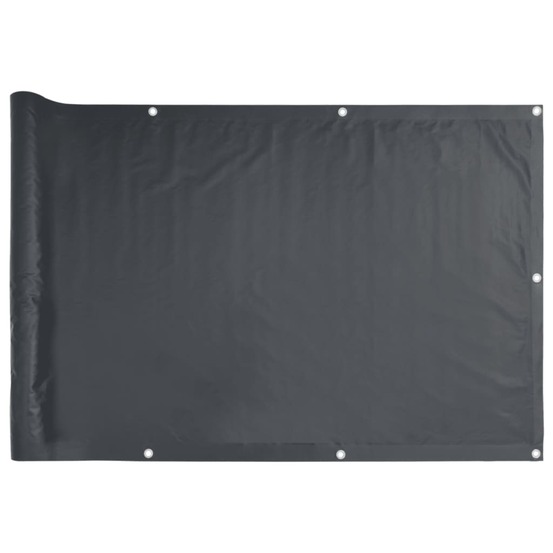 Écran de balcon anthracite 90x300 cm tissu oxford