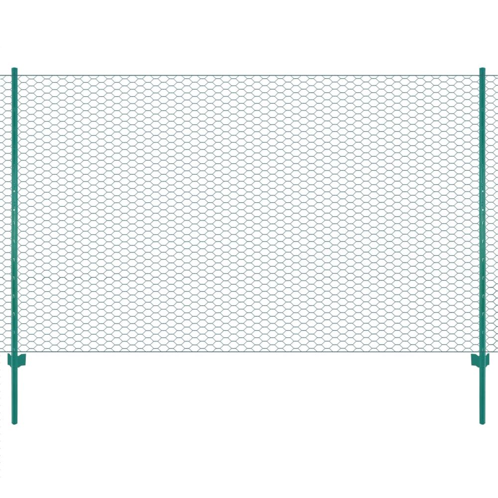CLOTURE EN GRILLAGE METALLIQ 4-(863203)