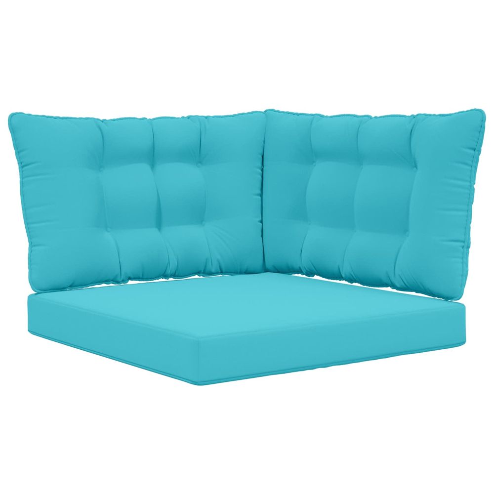 Coussin de canapé d'extérieur polyester turquoise