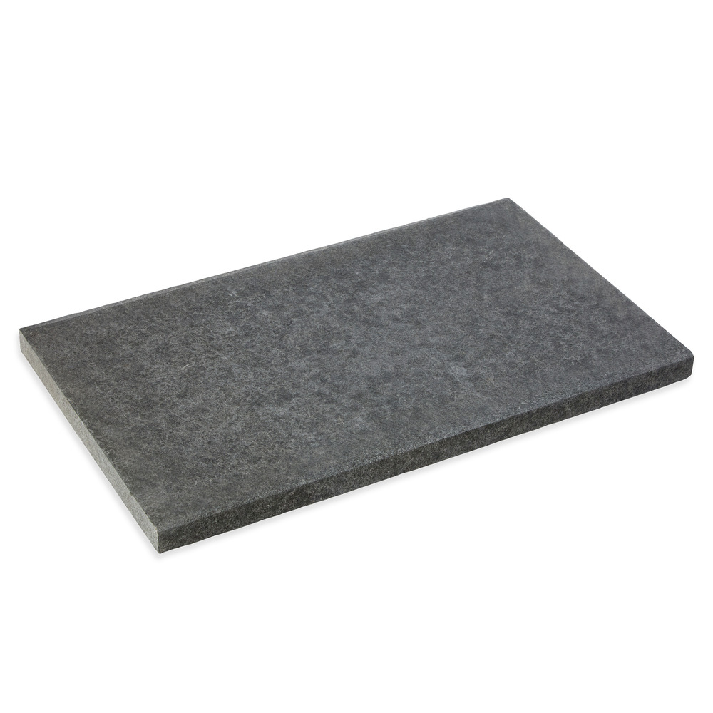 Margelle de piscine 60x35x3cm granit noir bord droit