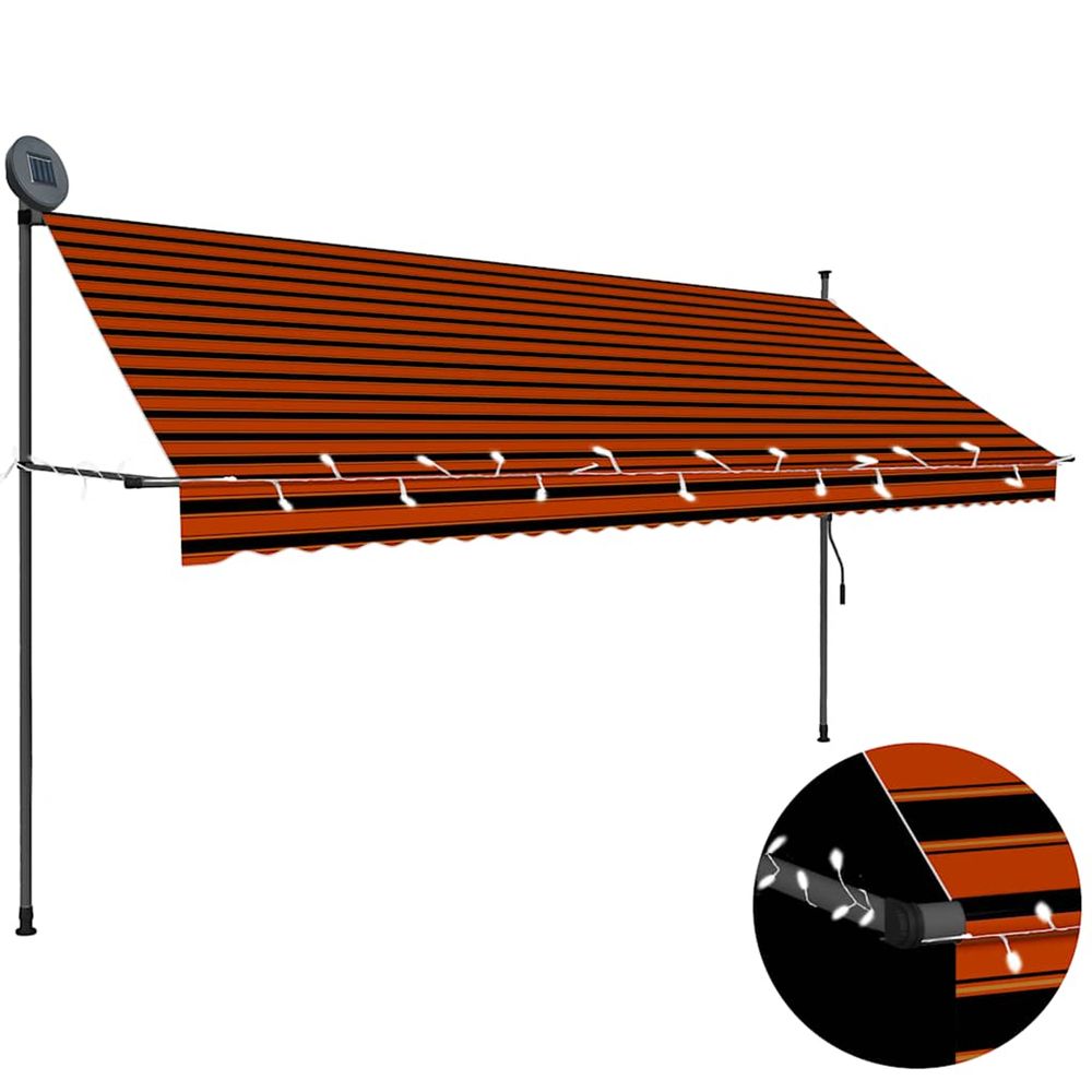 Store manuel rÃ©tractable avec LED 250