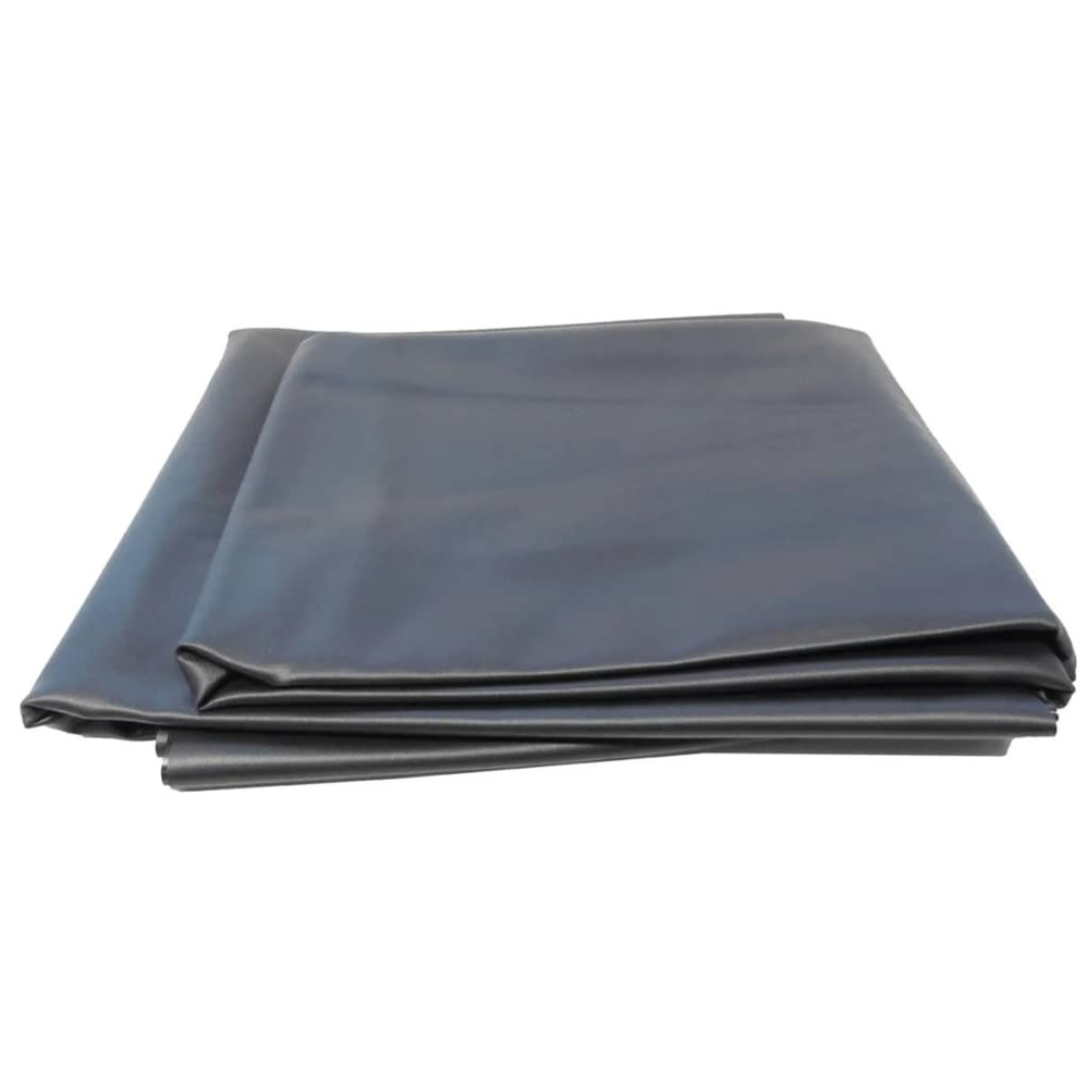 Bâche d'étang pvc 6x7 m noir