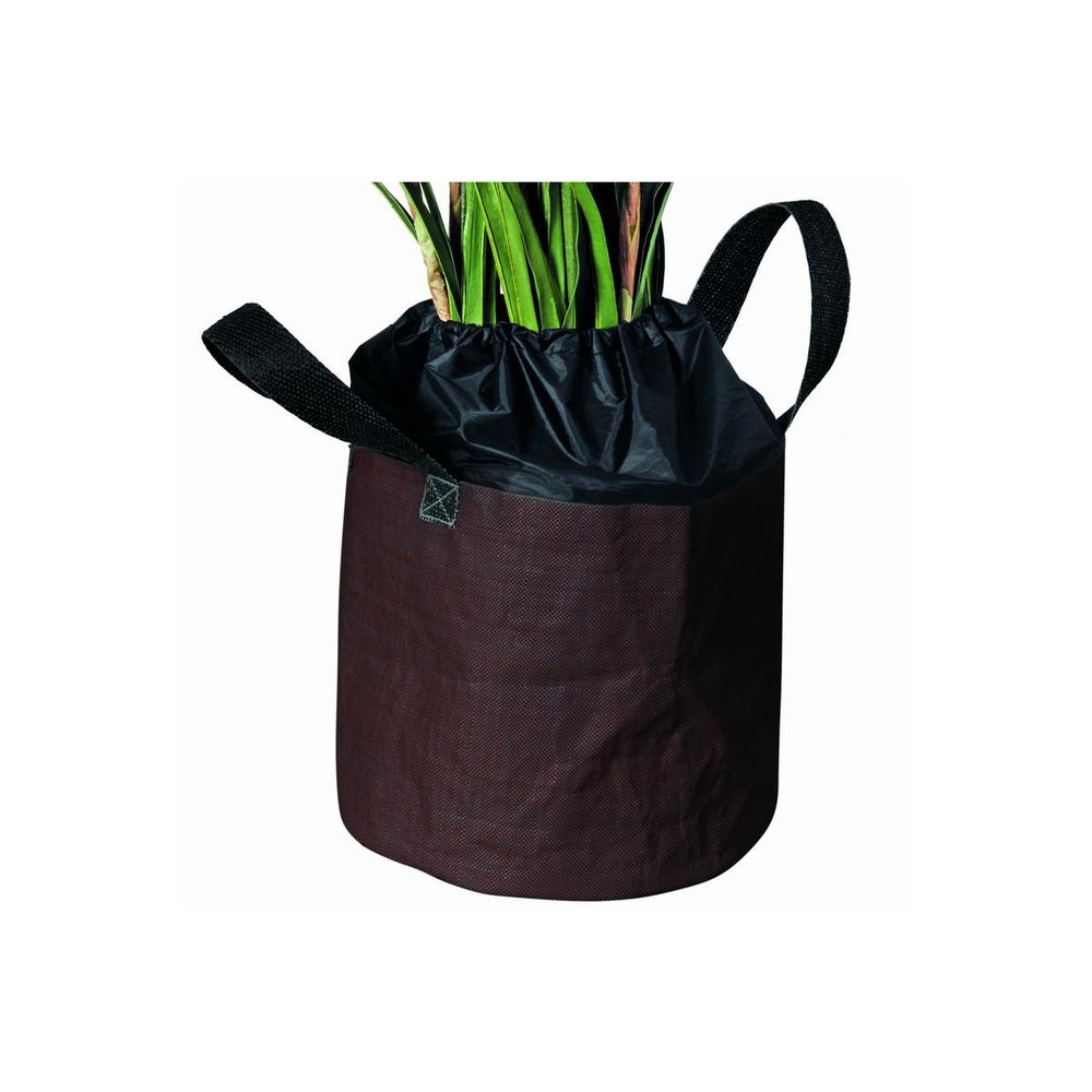 Sac de protection contre le gel l ø 40 x 35 cm marron pour plantes en pots