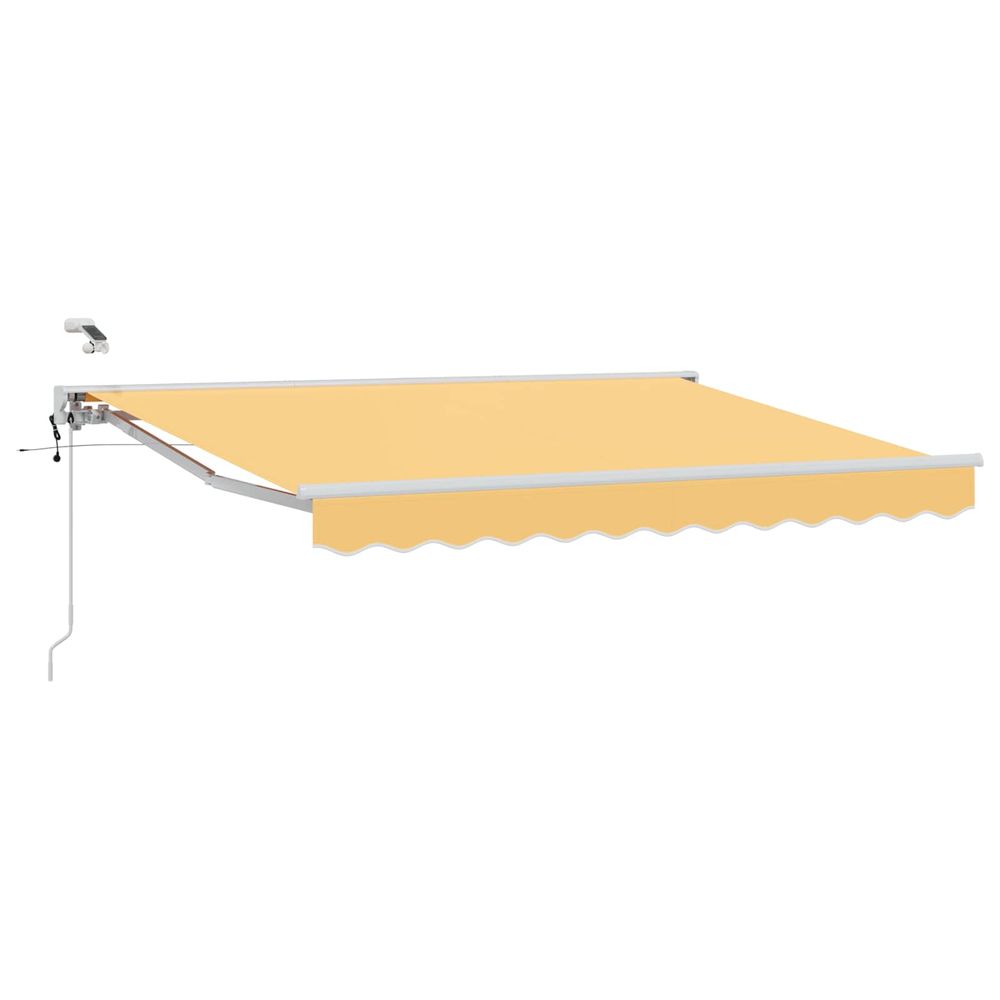 Auvent rétractable électrique sable 4 × 3 m