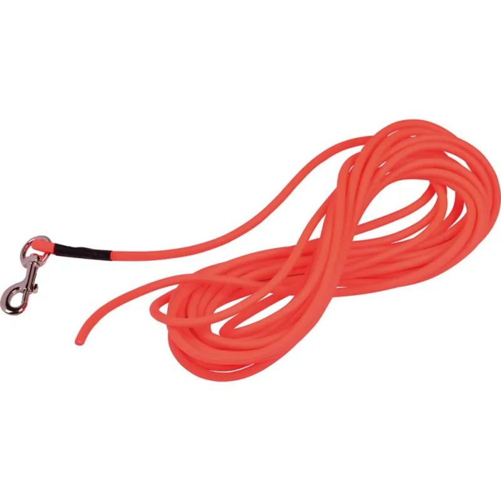 Longe orange 10 m ø8 mm stepland – dressage et sécurité