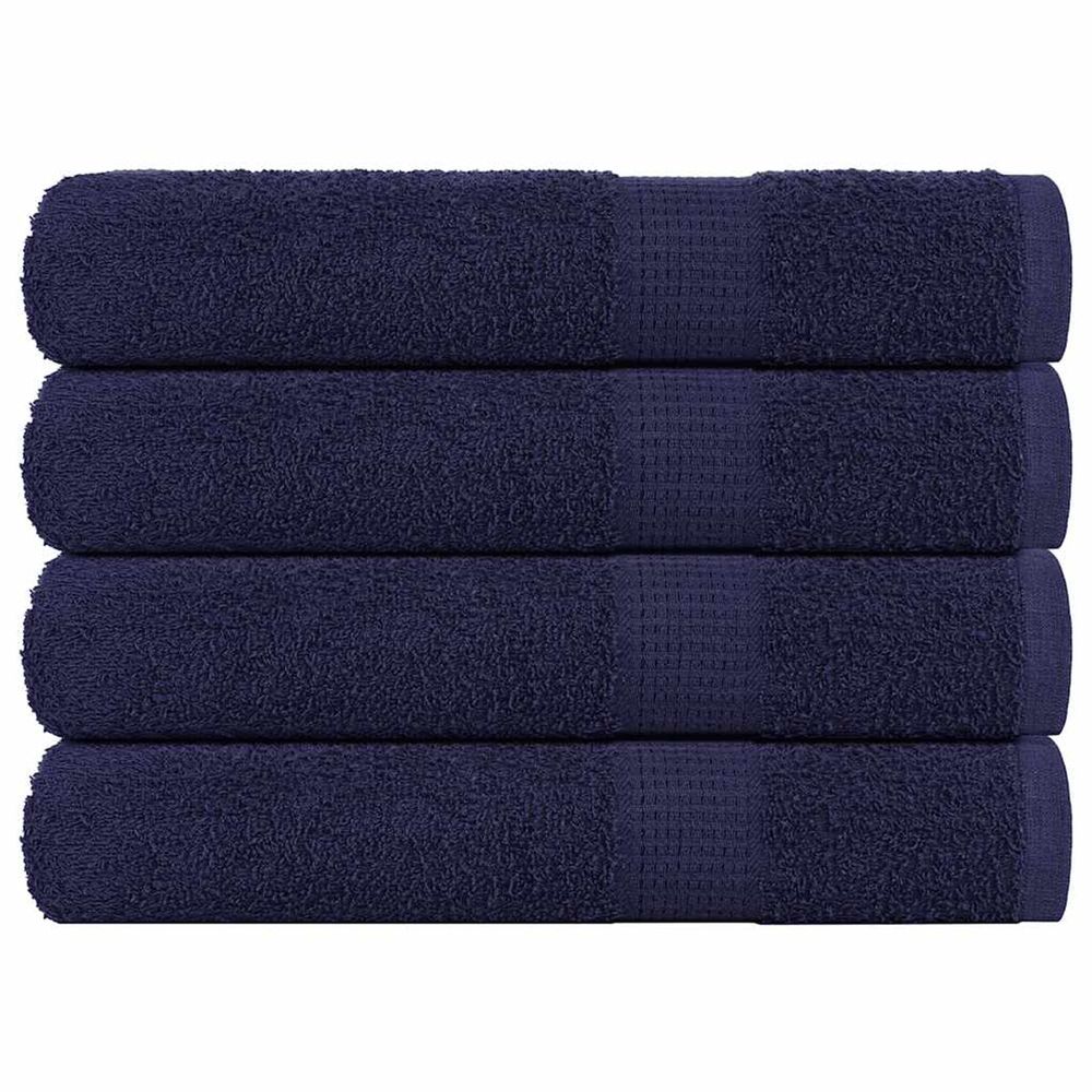 Serviettes frogn 4 pcs bleu marine 100x200 cm 360 g/m²