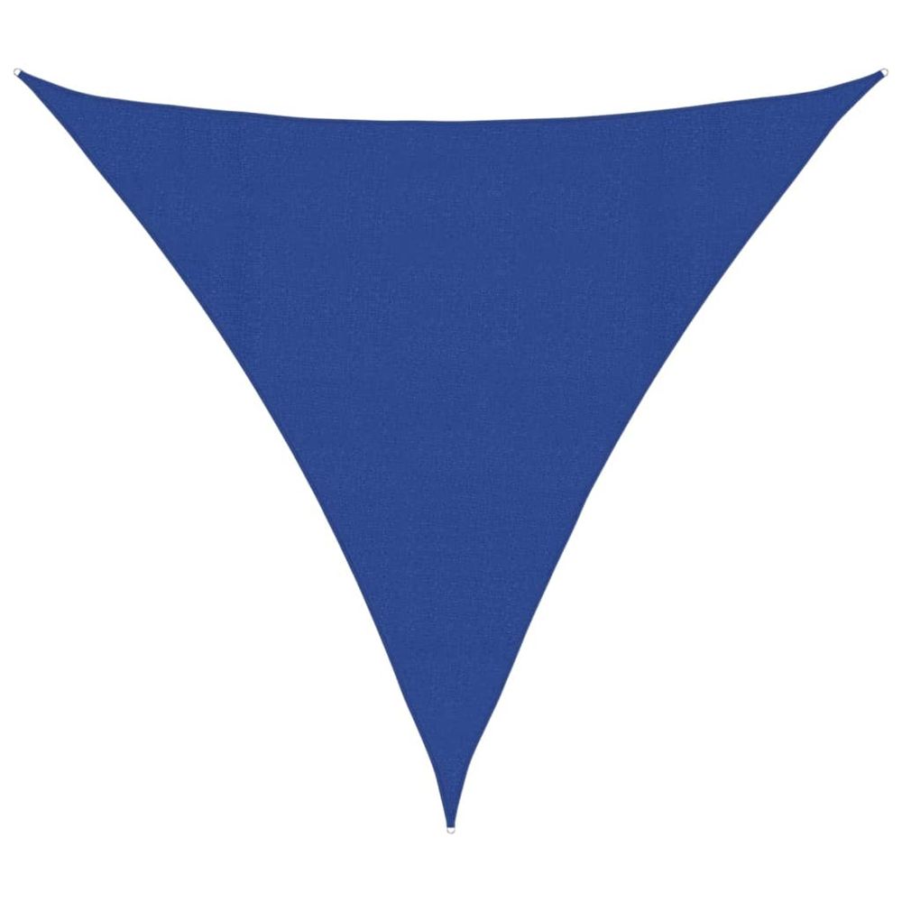 Voile d'ombrage 160 g/m² bleu 4x4x4 m pehd