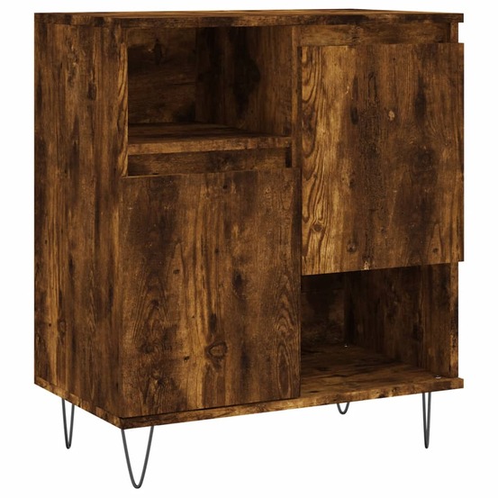 Buffet bahut commode armoire meuble de rangement organisateur cuisine salle de séjour salon 60 x 35 x 70 cm bois d'ingénierie