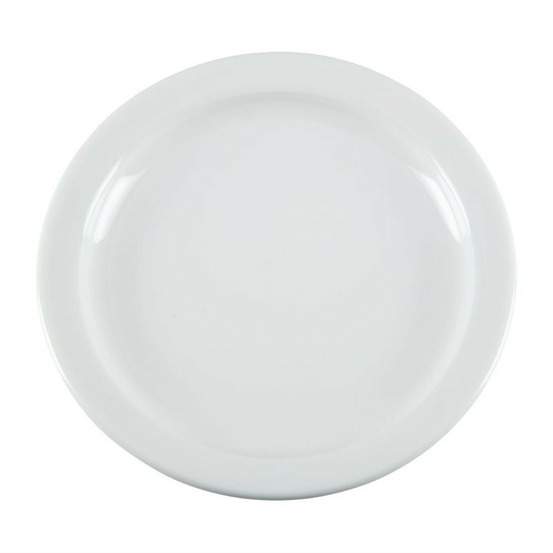 Assiettes à bord étroit blanches 150(ø)mm lot de 12 olympia