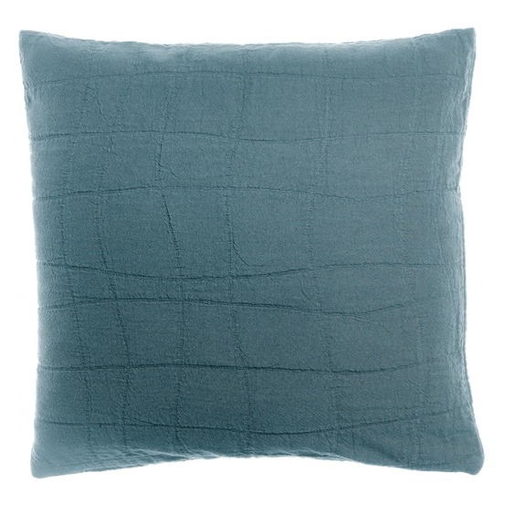 Coussin recyclé titou acier 45 x 45 cm