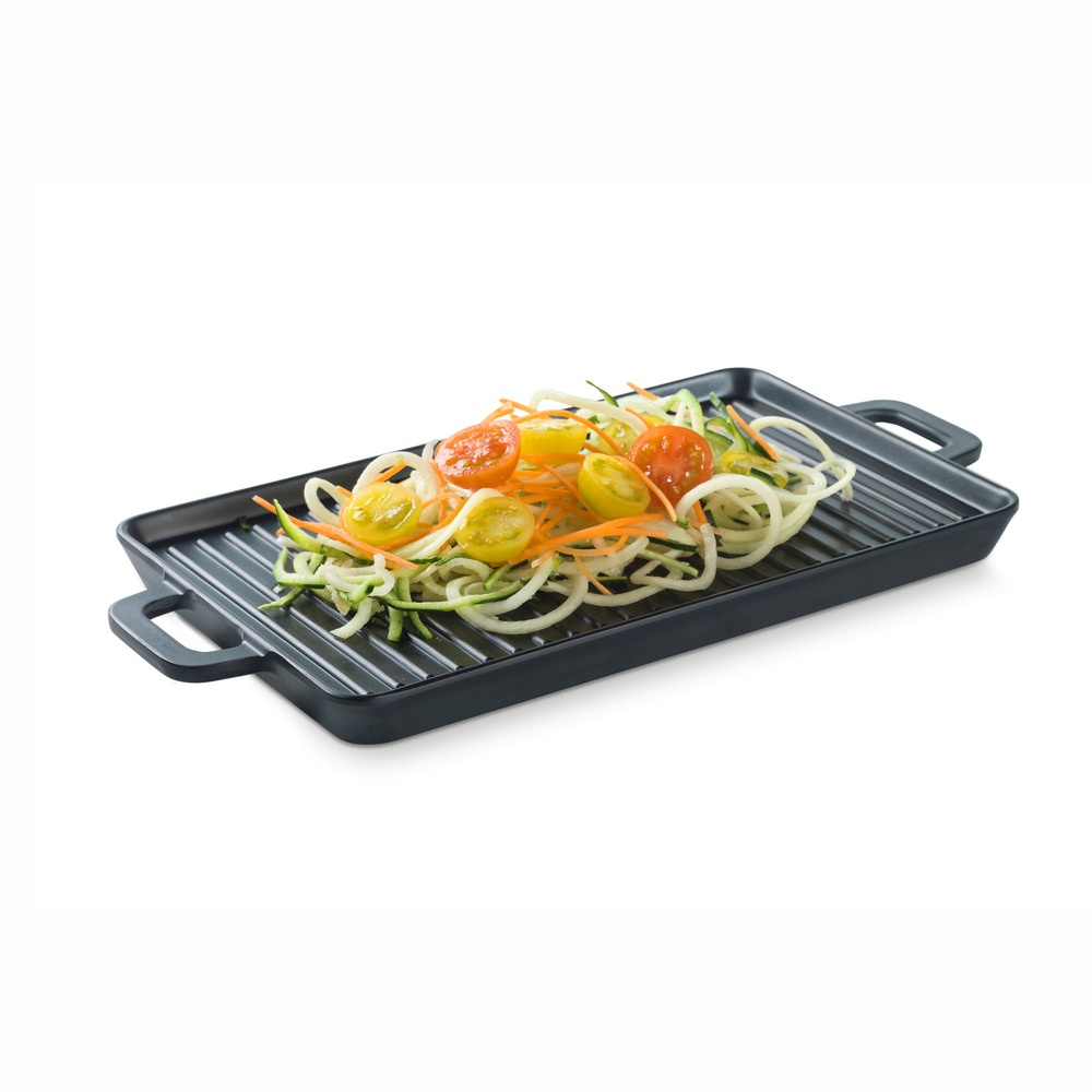 Plaque à griller noire en mélamine gamme mini l 32 cm - pujadas