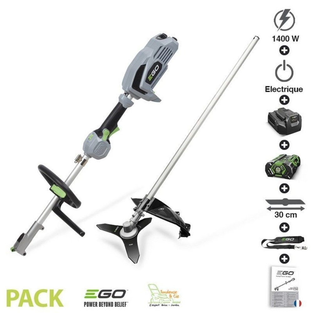 Pack débroussailleuse sans fil avec chargeur et batterie 56 volts inclus egopower ph1400e bca1200e