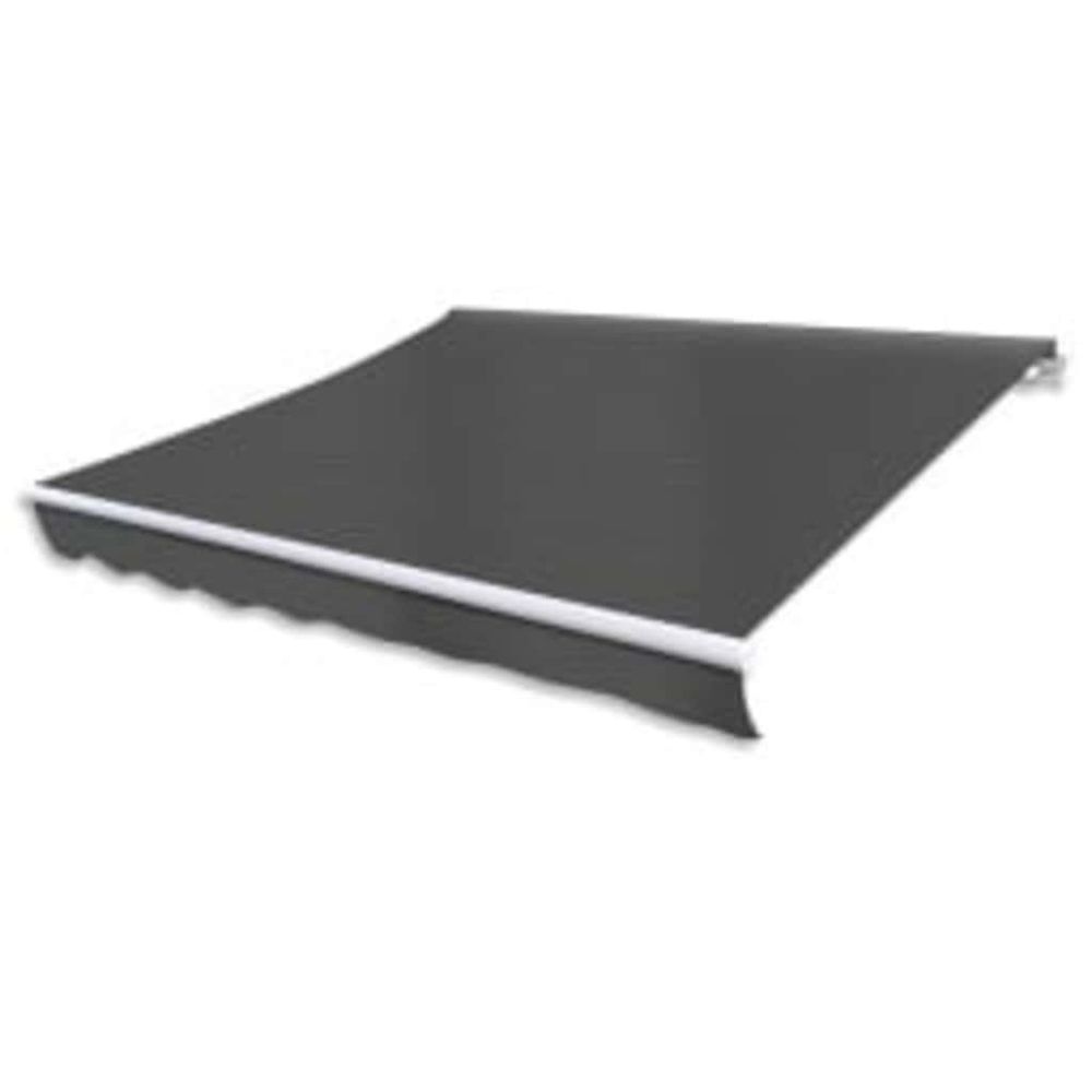 Auvent pliable motorisé 600 cm anthracite