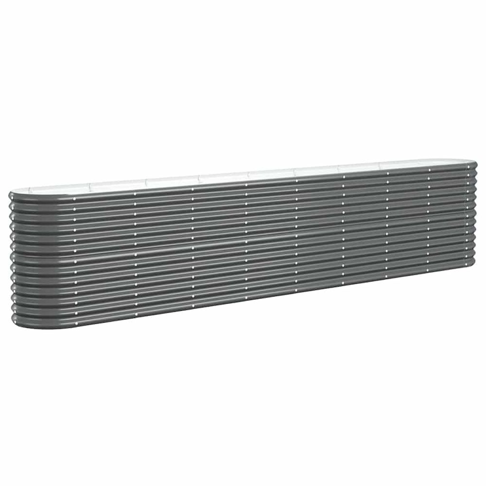 Lit surélevé de jardin acier galvanisé anthracite