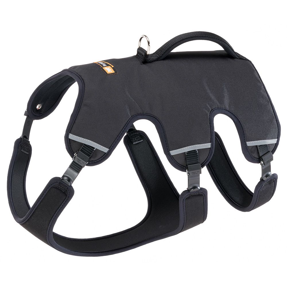 Ferplast harnais chien réglable xl poitrail 82-92 cm avec poignée, noir