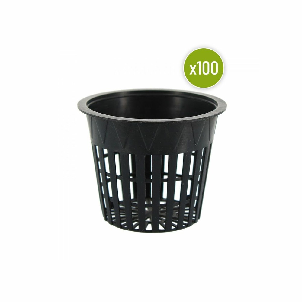 Lot de 100 pots paniers rigides ronds ø5.5cm – hauteur 7cm
