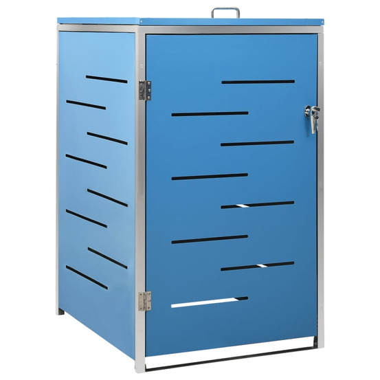 Abri pour poubelle 69x77,5x112,5 cm inox
