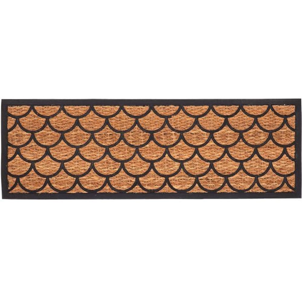 Tapis en coco et caoutchouc bardeau xl