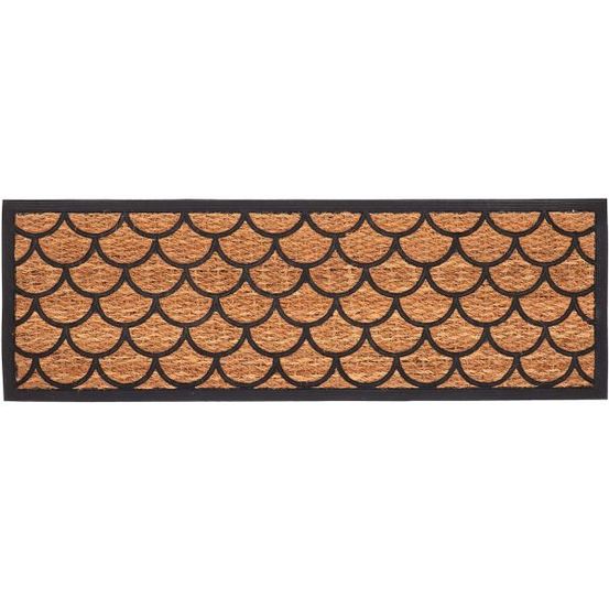 Tapis en coco et caoutchouc bardeau xl