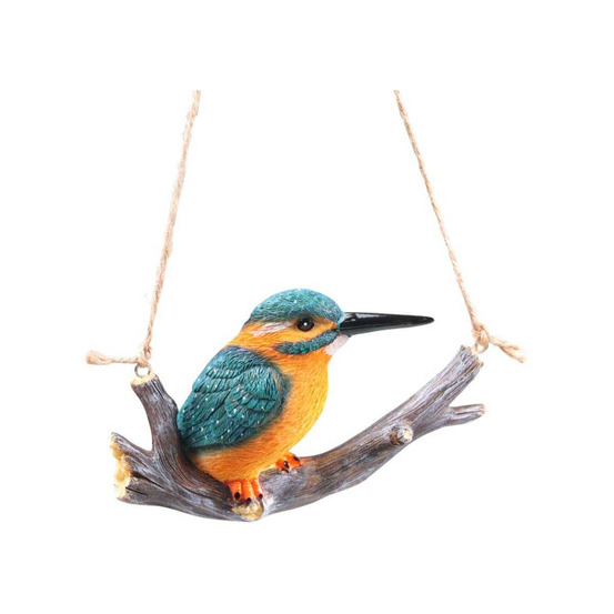 Martin-pecheur sur une branche à suspendre