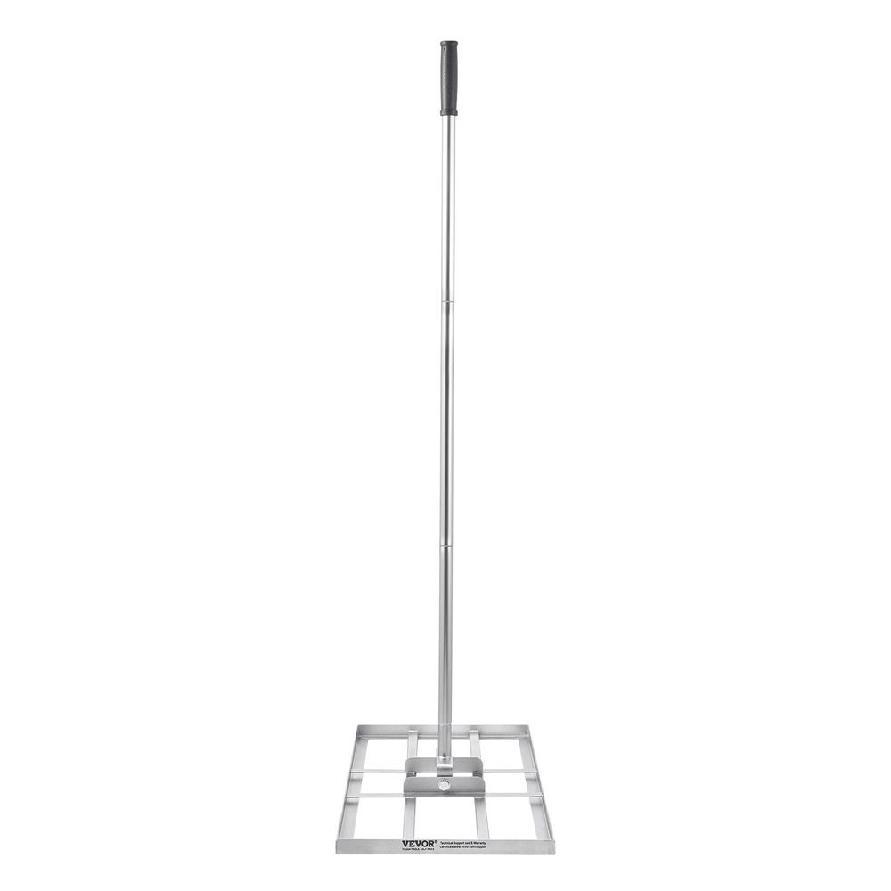 Râteau niveleur de pelouse 762 x 355 mm, manche 1981 mm, acier carbone anti-rouille, pour cour, terrain de golf et jardin