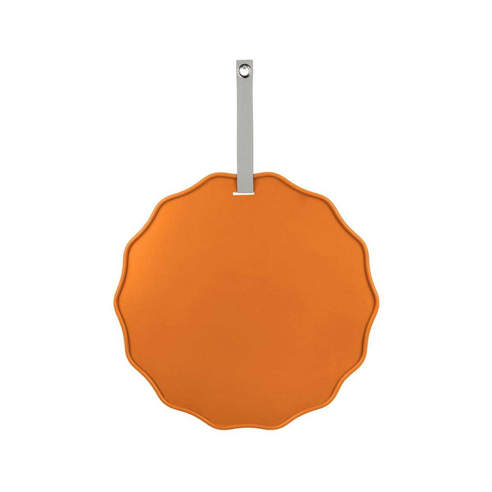 Tableau mémo en métal funky wave orange