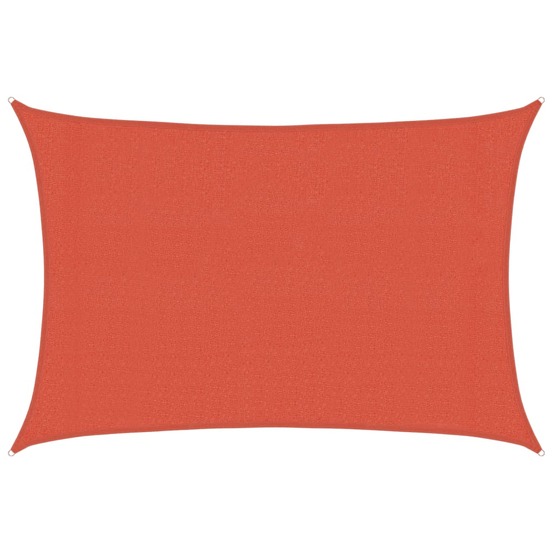 Voile d'ombrage 160 g/m² terre cuite 3x4,5 m pehd