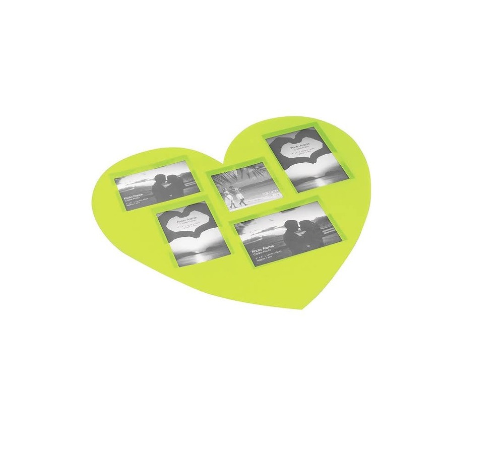 Set de table colllection cadre photos coeur