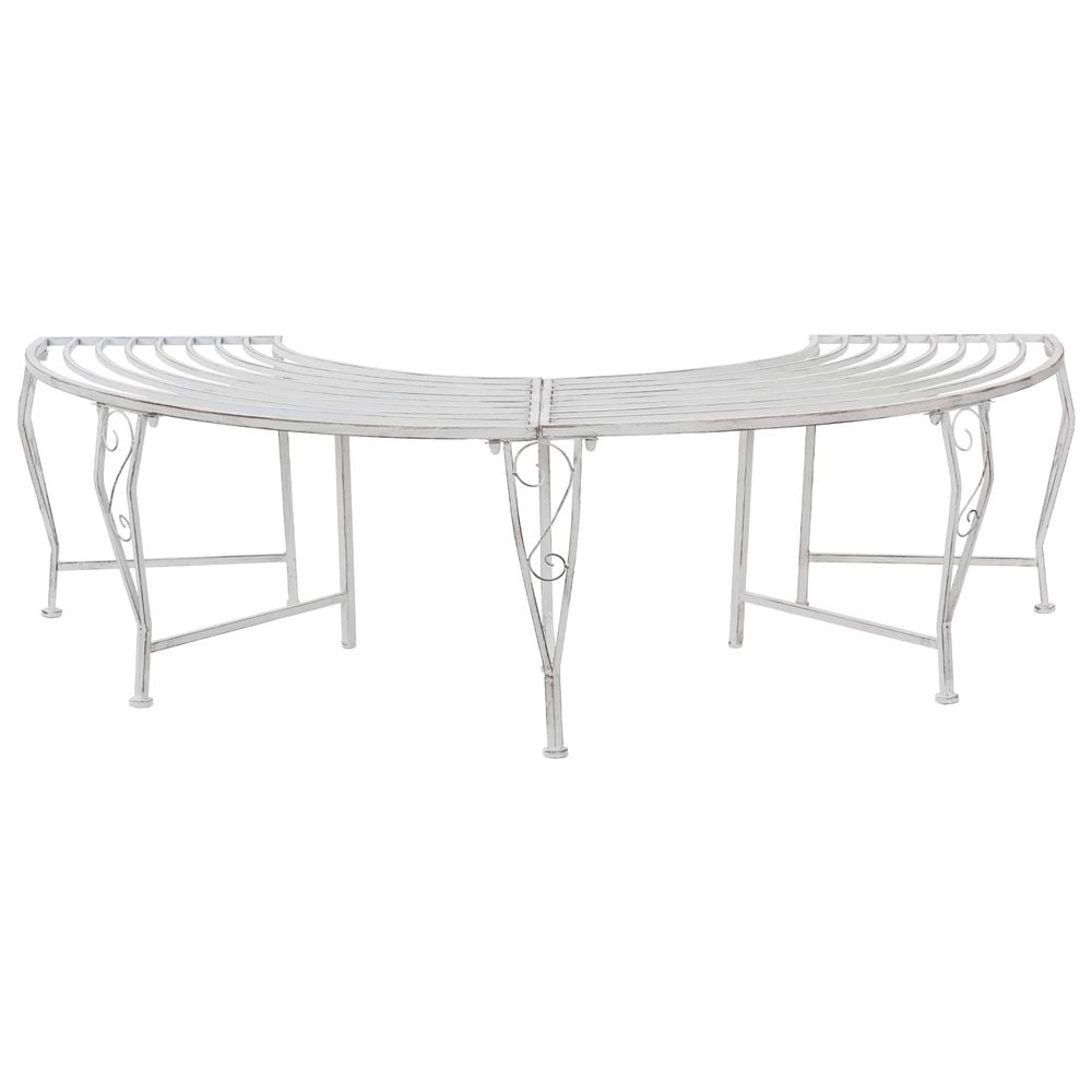 Banc d'arbre 4-nombre de places 160 x 80 x 44 cm acier