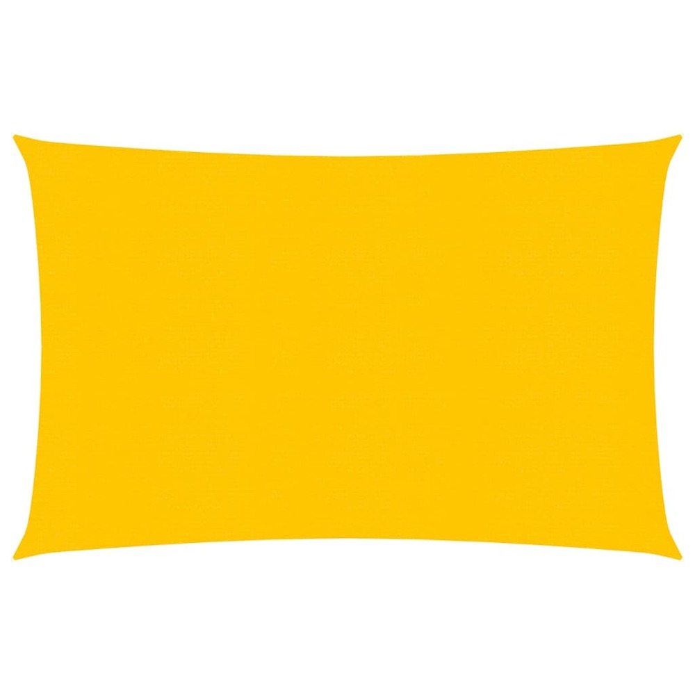 Voile d'ombrage 160 g/m² jaune 2,5 x 4,5 m pehd