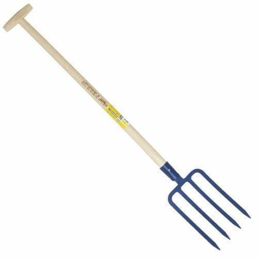Fourche à bêcher douille 4 dents 29 cm manche béquille