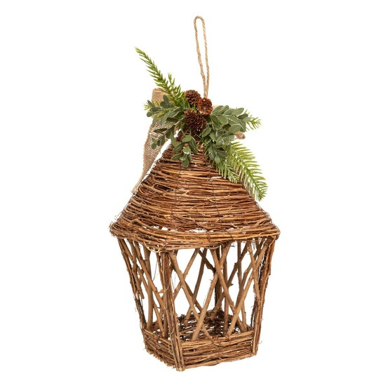 Susp lanterne branches nat h37