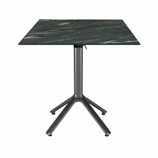 Restootab - table pliable nemo pour intérieur/extérieur décor ardoise 70x70