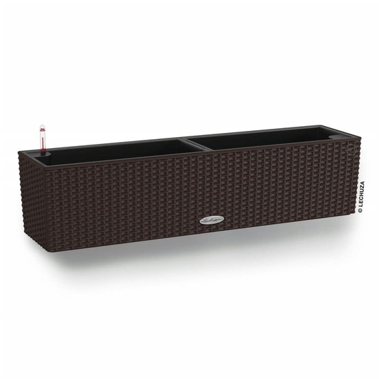 Jardinière balconera cottage 80 all-in-one moka