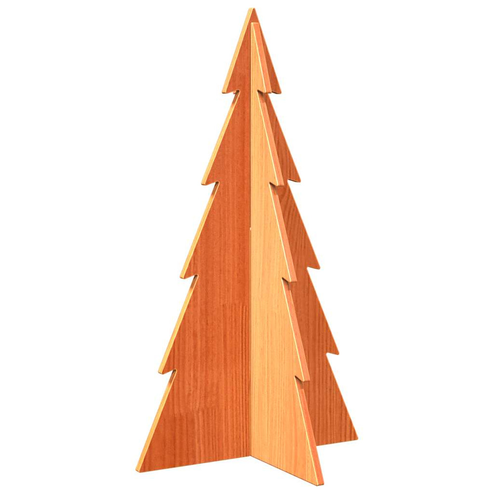 Arbre de noël en bois pour décoration 80 cm bois de pin massif