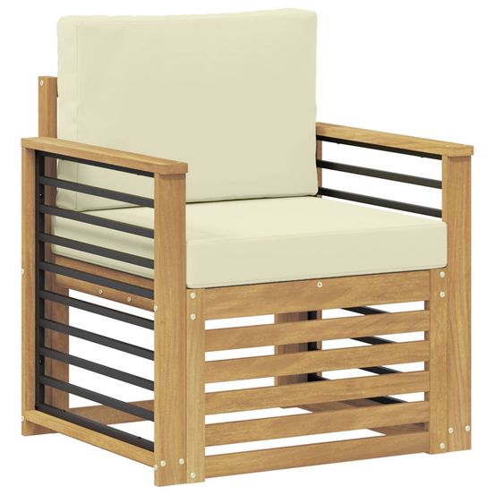 Ensemble de canapés d'extérieur polyester blanc