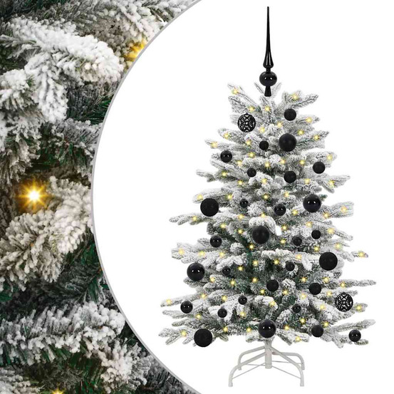 Sapin de noël artificiel à branches articulées blanc 120 cm