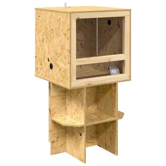 Terrarium marron 50 x 50 x 100 cm osb