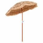 Parasol de terrasse en chaume, parasol tiki hawaïen de 175 cm avec sac de transport design inclinable parasol de table ou de