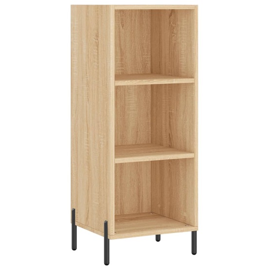 Buffet bahut commode armoire meuble de rangement organisateur cuisine salle de séjour salon sonoma 34,5 x 32,5 x 90 cm bois d